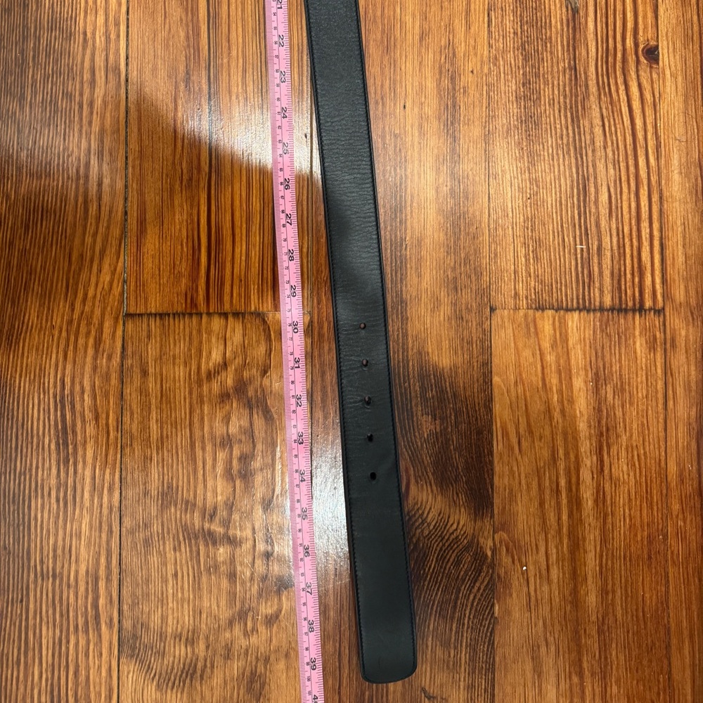 AUTHENTIC Gucci Double G Buckle Belt Gold/Black - Picture 13 of 13